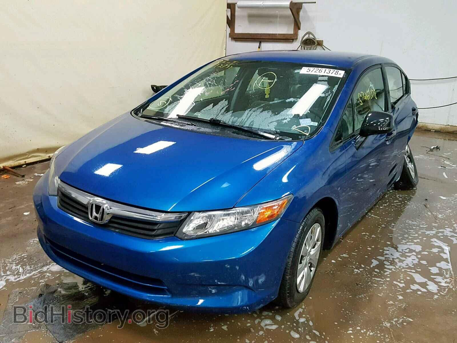2012 HONDA CIVIC - VIN: 19XFB2F22CE000179 - Фото 2
