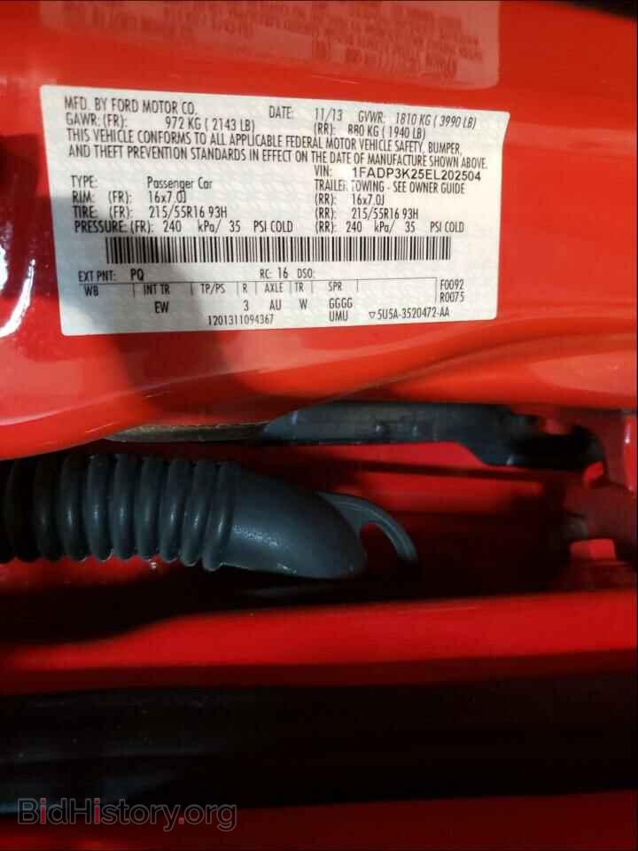 2014 FORD FOCUS - VIN: 1FADP3K25EL202504 - Photo 10