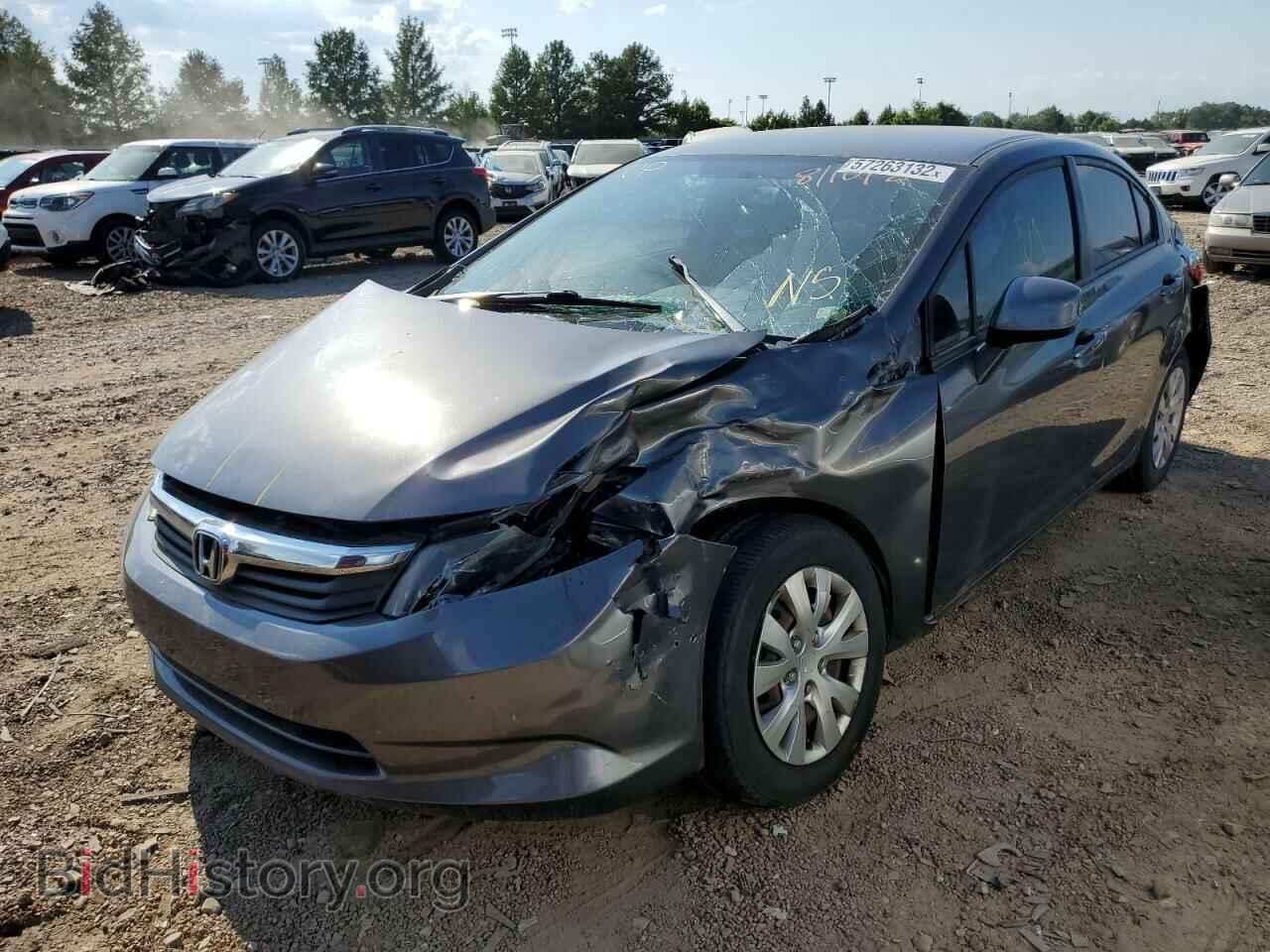 2012 HONDA CIVIC - VIN: 19XFB2F55CE017438 - Фото 2