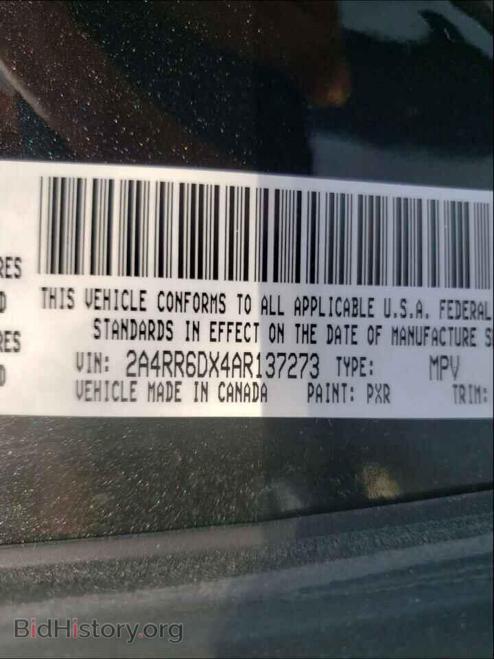 2010 CHRYSLER MINIVAN - VIN: 2A4RR6DX4AR137273 - Фото 10
