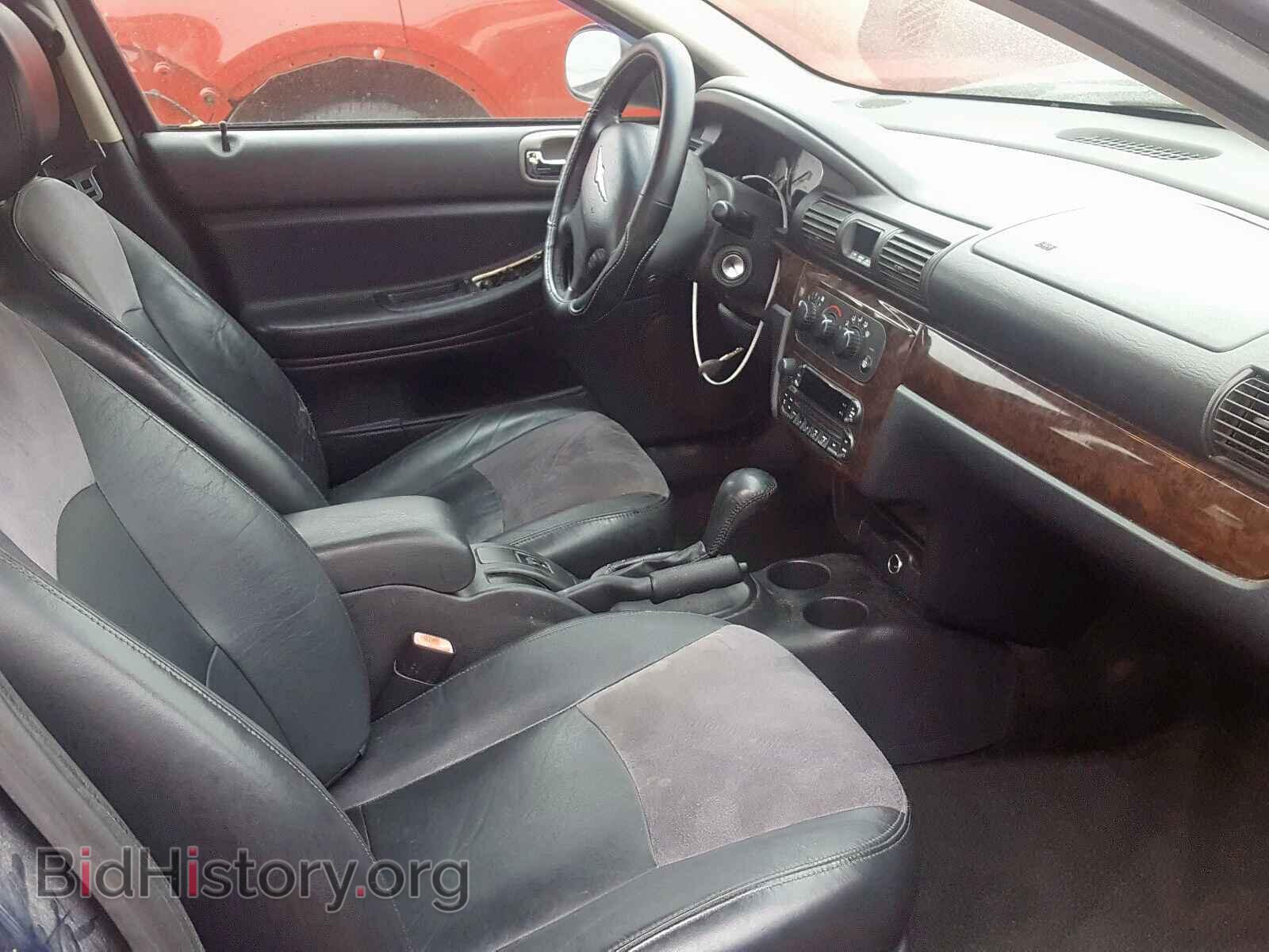 2005 CHRYSLER SEBRING - VIN: 1C3EL66RX5N593287 - Фото 5