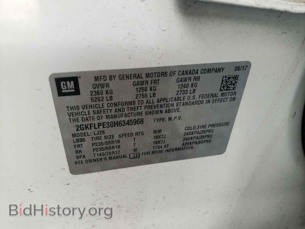 2017 GMC TERRAIN - VIN: 2GKFLPE30H6345968 - Фото 10