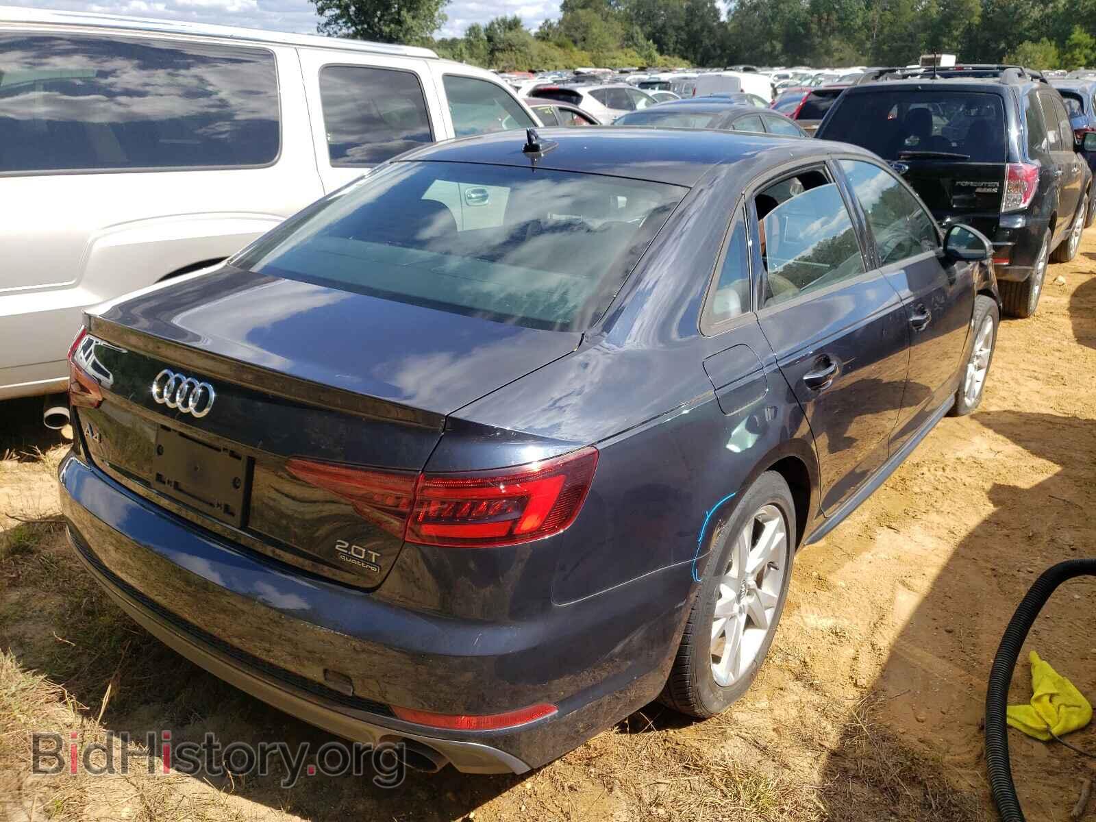 2018 AUDI A4 - VIN: WAUDNAF41JA208190 - Фото 4