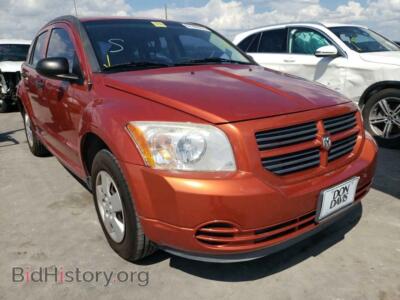 2007 Dodge CALIBER, orange — VIN 1B3HB28B07D177764, Copart