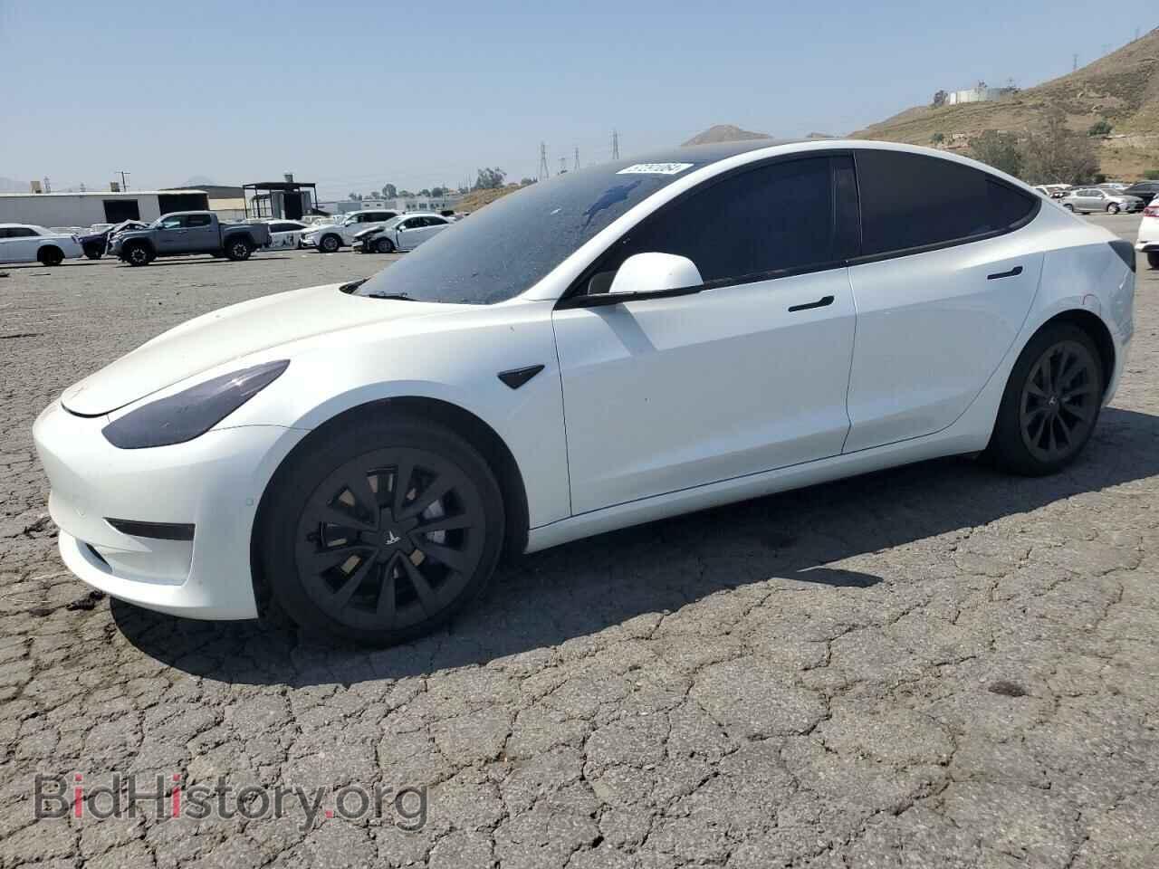 Photo 5YJ3E1EB0NF128357 - TESLA MODEL 3 2022