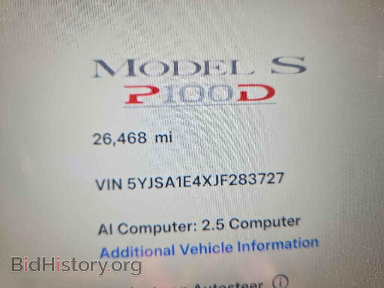 2018 TESLA MODEL S - VIN: 5YJSA1E4XJF283727 - Photo 9