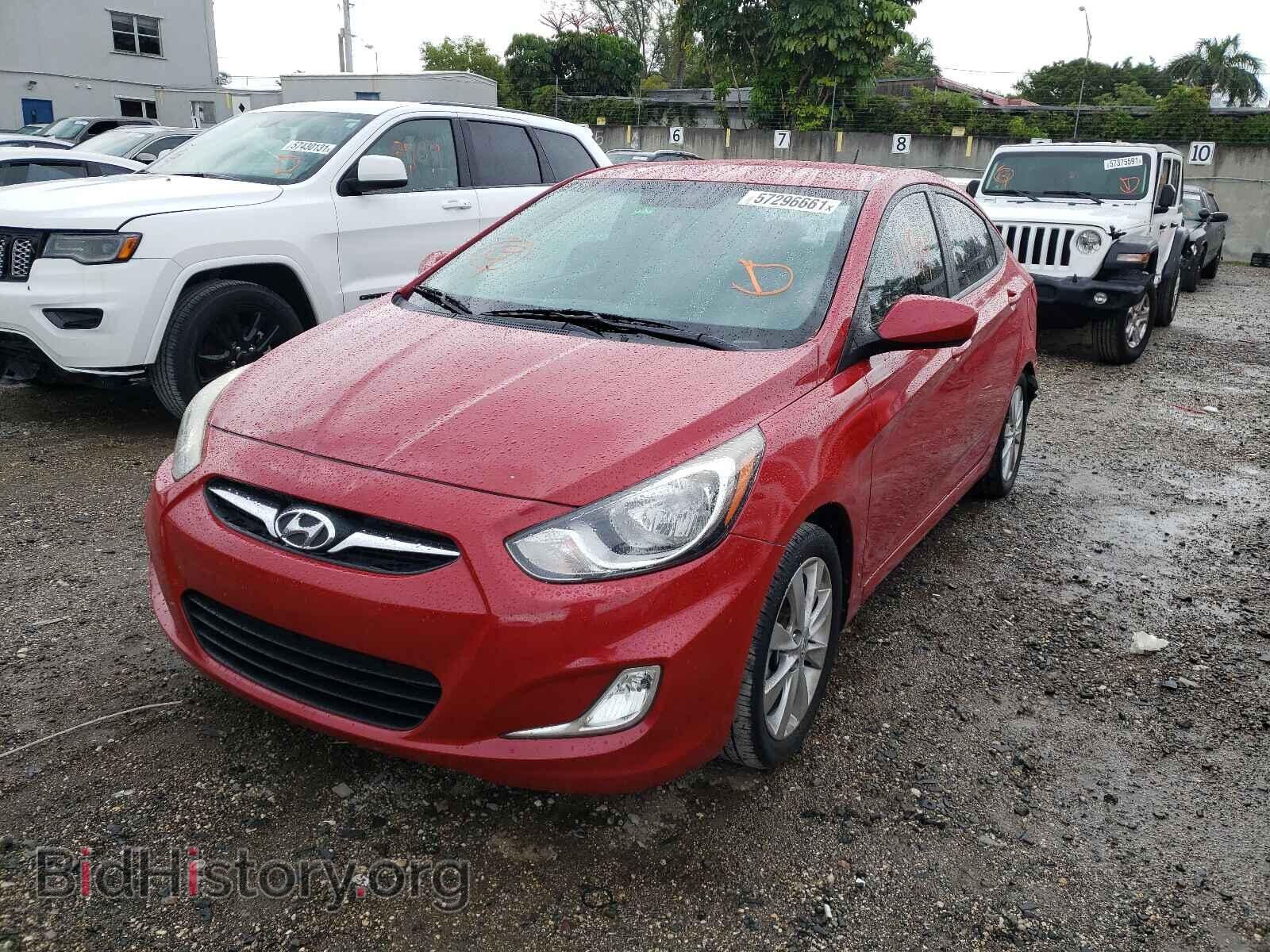 2012 HYUNDAI ACCENT - VIN: KMHCU4AE0CU166966 - Фото 2
