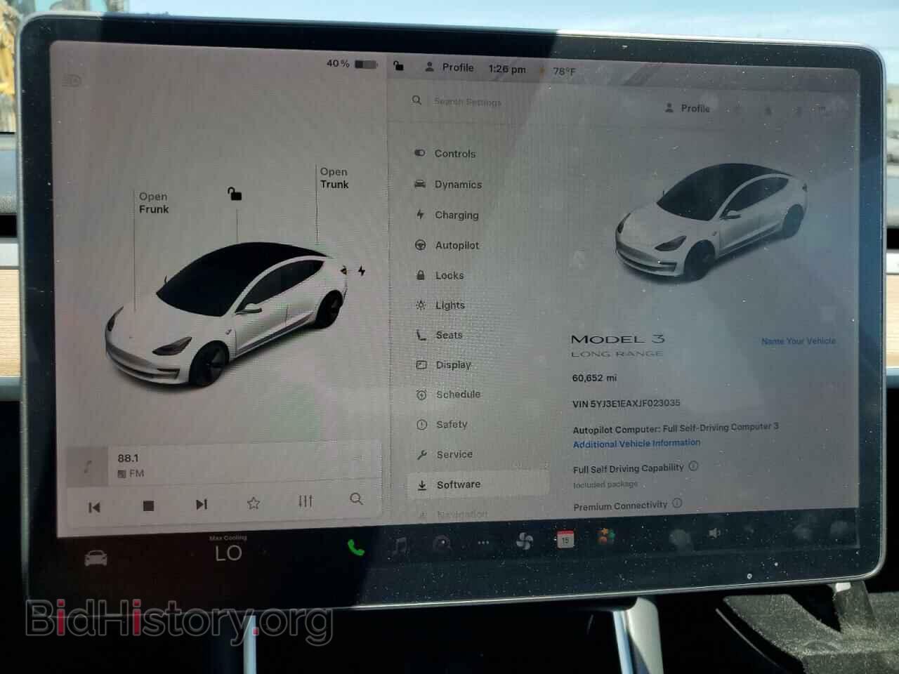 2018 TESLA MODEL 3 - VIN: 5YJ3E1EAXJF023035 - Photo 9
