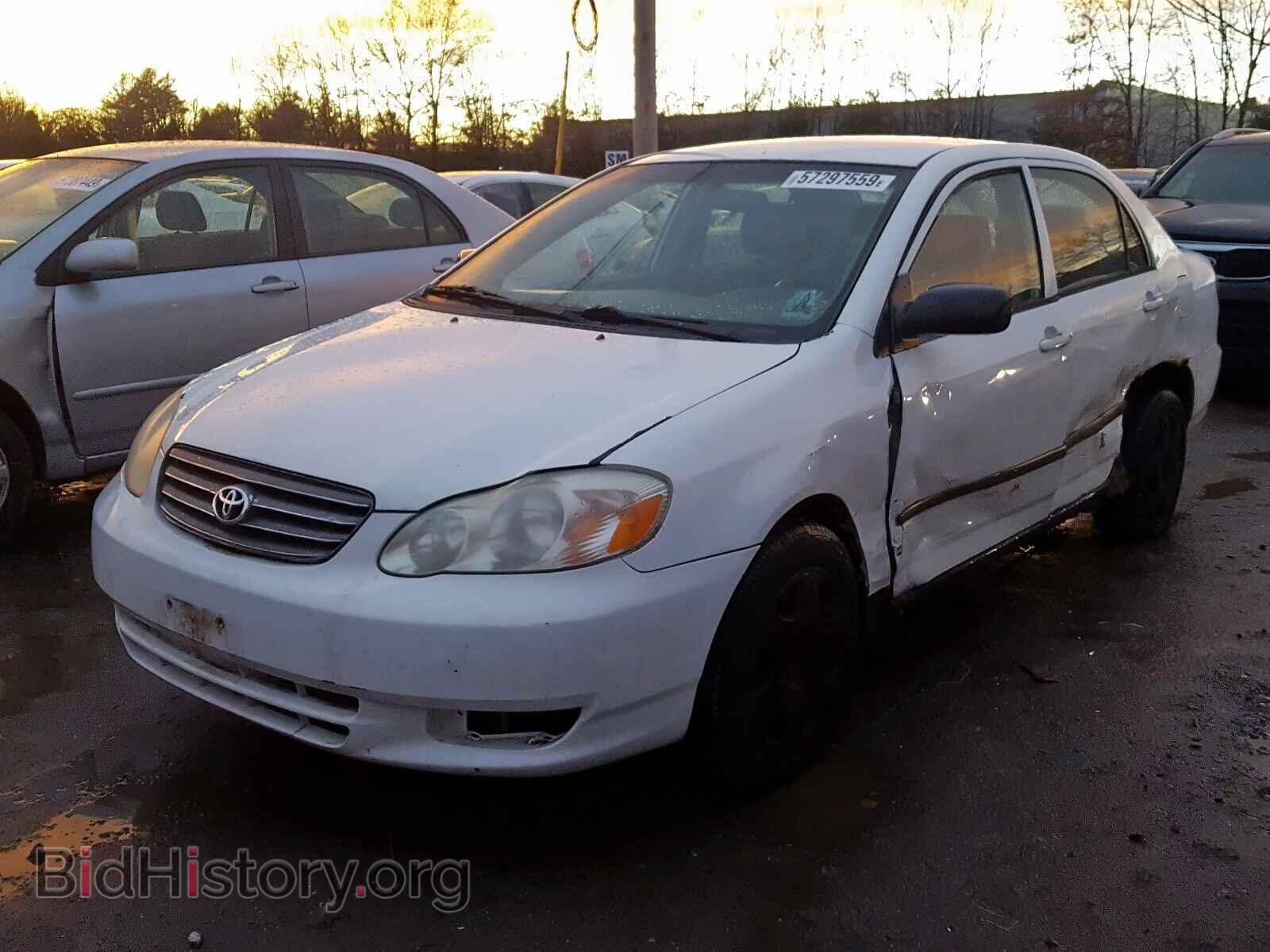 2003 TOYOTA COROLLA - VIN: 2T1BR32E53C025527 - Фото 2