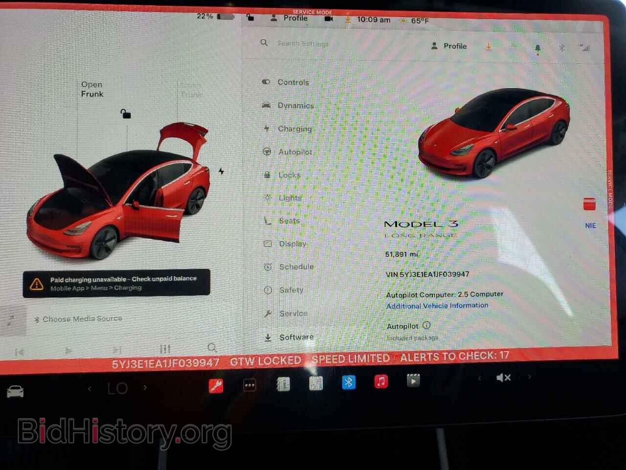 2018 TESLA MODEL 3 - VIN: 5YJ3E1EA1JF039947 - Photo 9