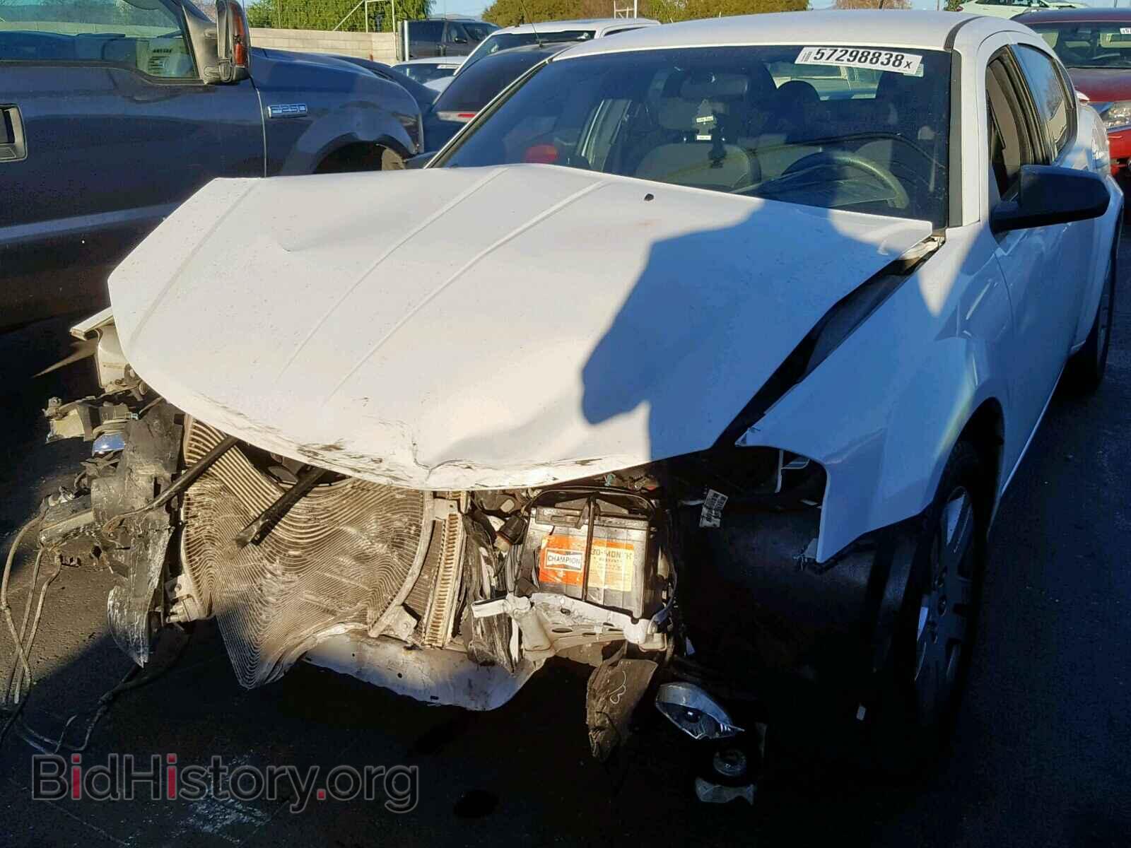 2014 DODGE AVENGER - VIN: 1C3CDZAB4EN215367 - Фото 2