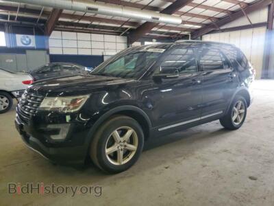 2017 Ford EXPLORER XLT, черный — VIN 1FM5K8D85HGA52298, Copart