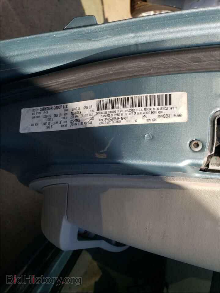 2010 CHRYSLER MINIVAN - VIN: 2A4RR2D16AR442410 - Фото 10