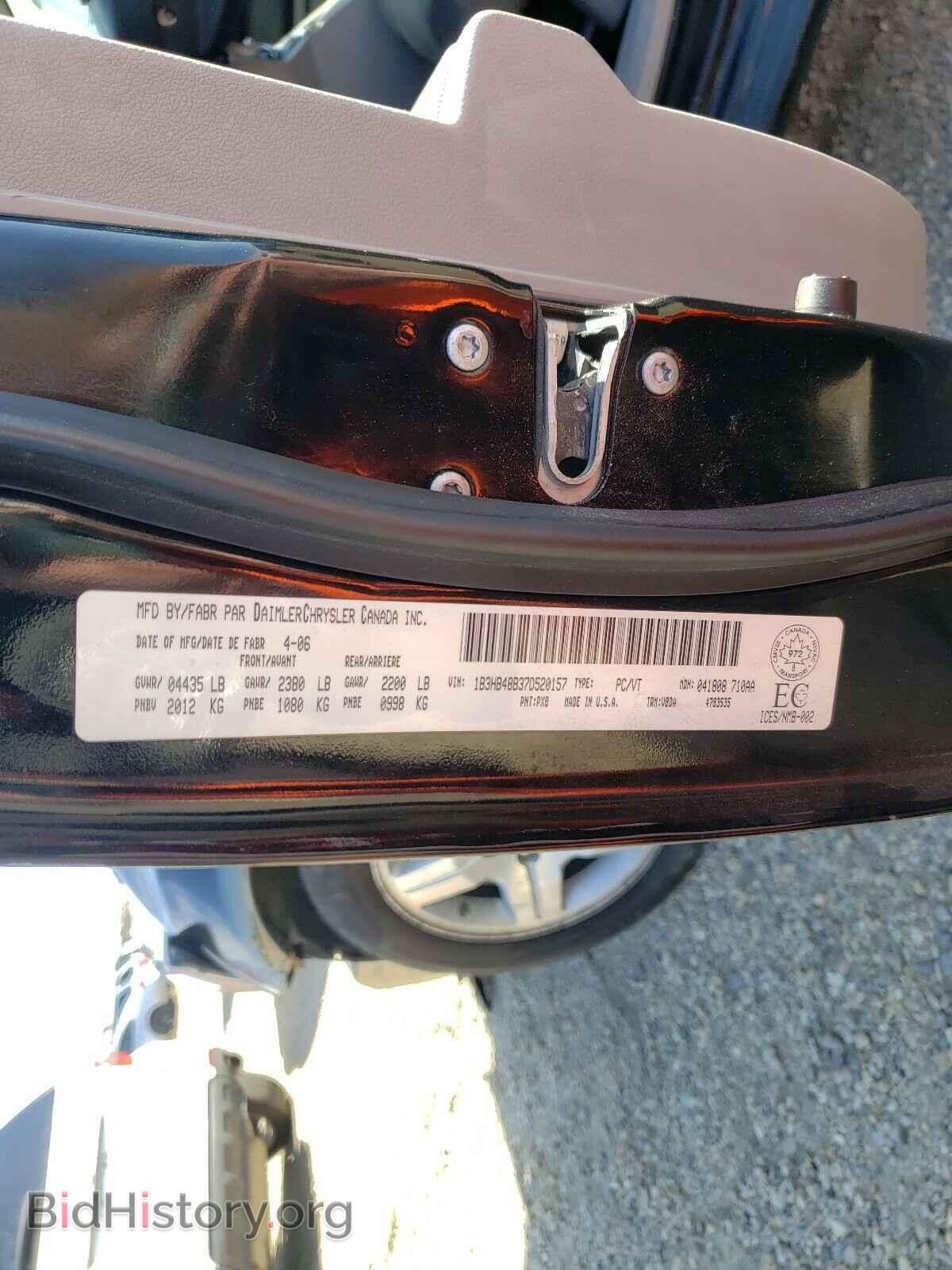2007 DODGE CALIBER - VIN: 1B3HB48B37D520157 - Photo 10