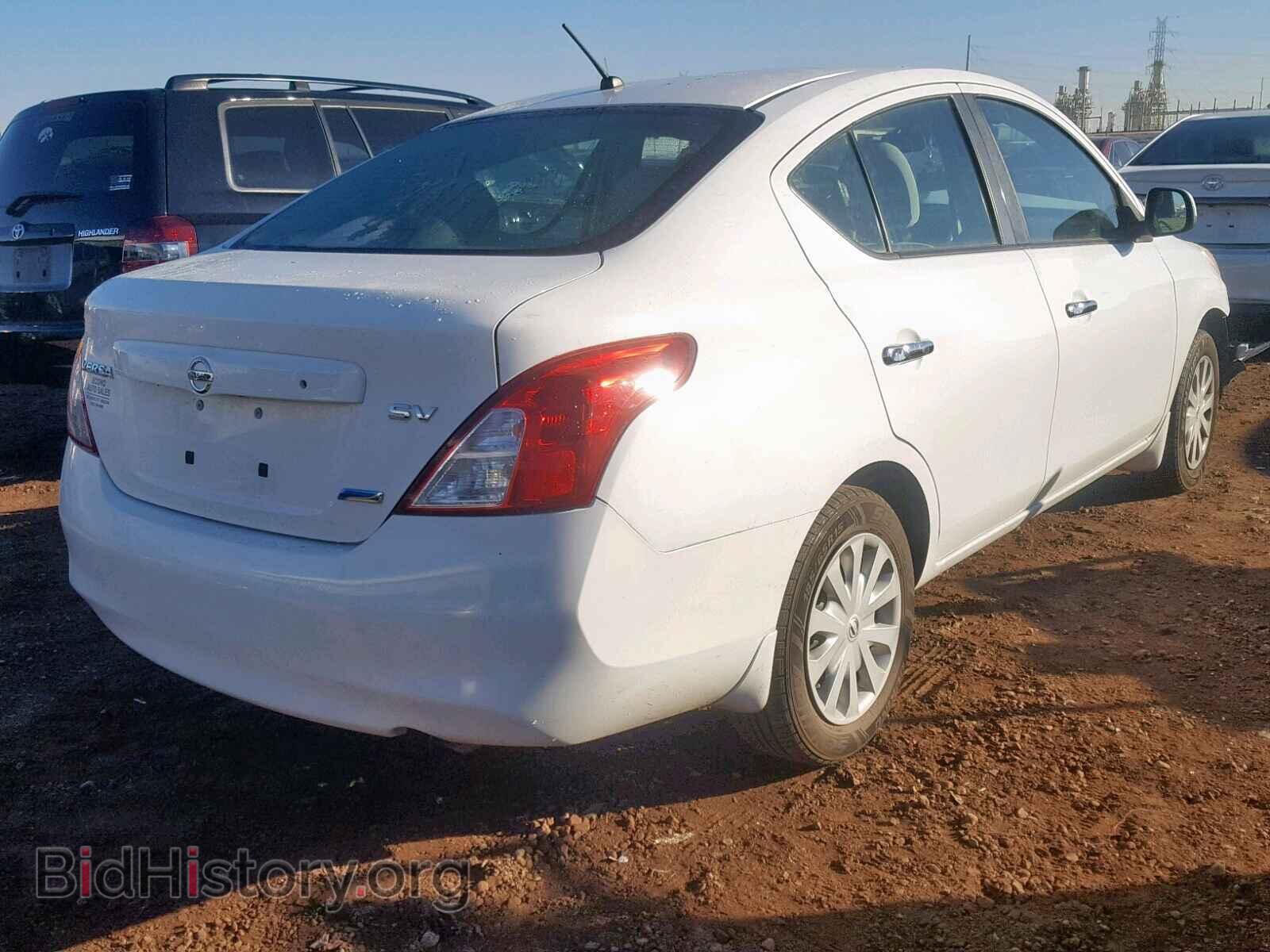 2012 NISSAN VERSA - VIN: 3N1CN7AP1CL889209 - Фото 4