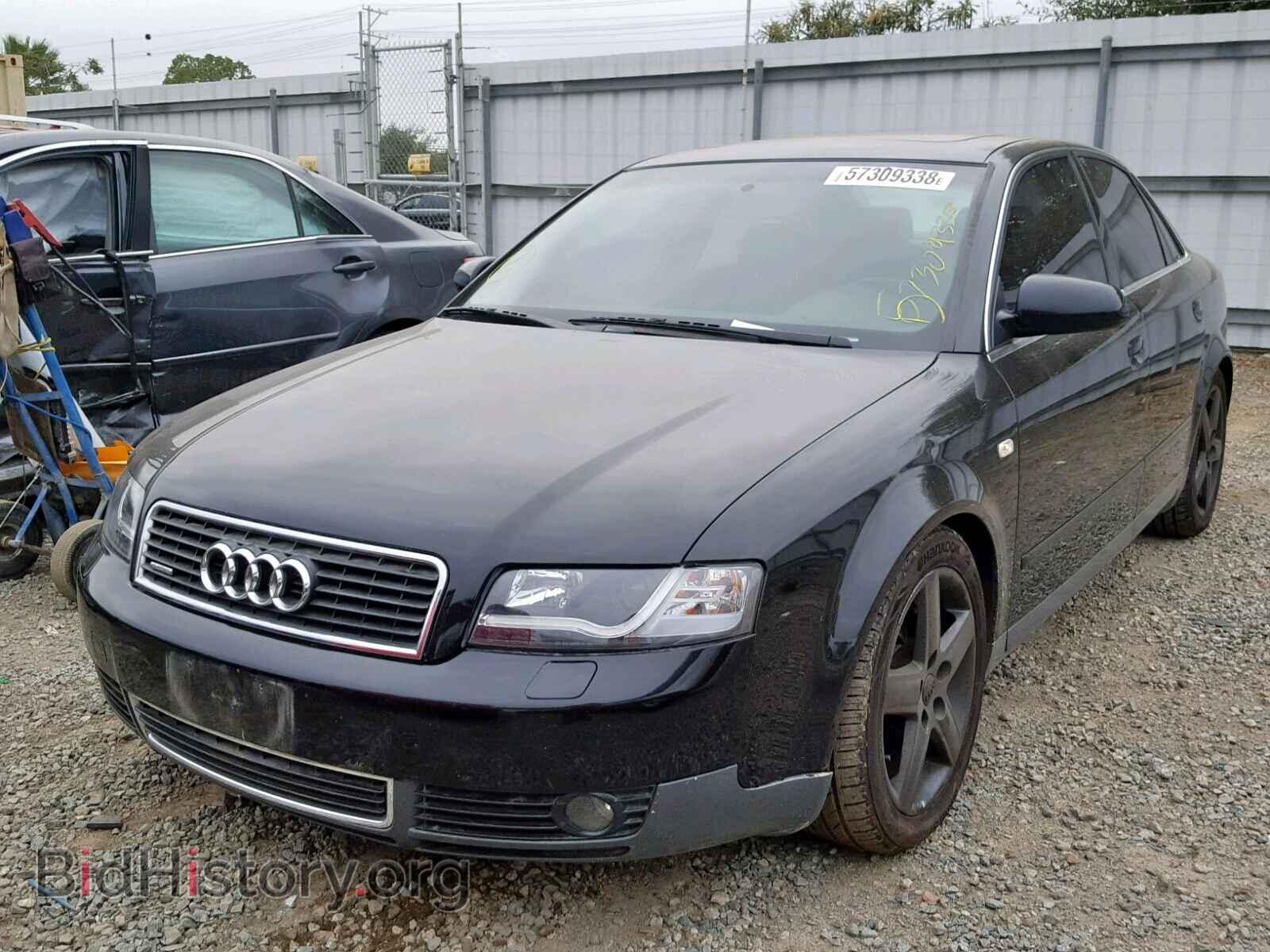 2002 AUDI A4 - VIN: WAULT68E42A145561 - Фото 2