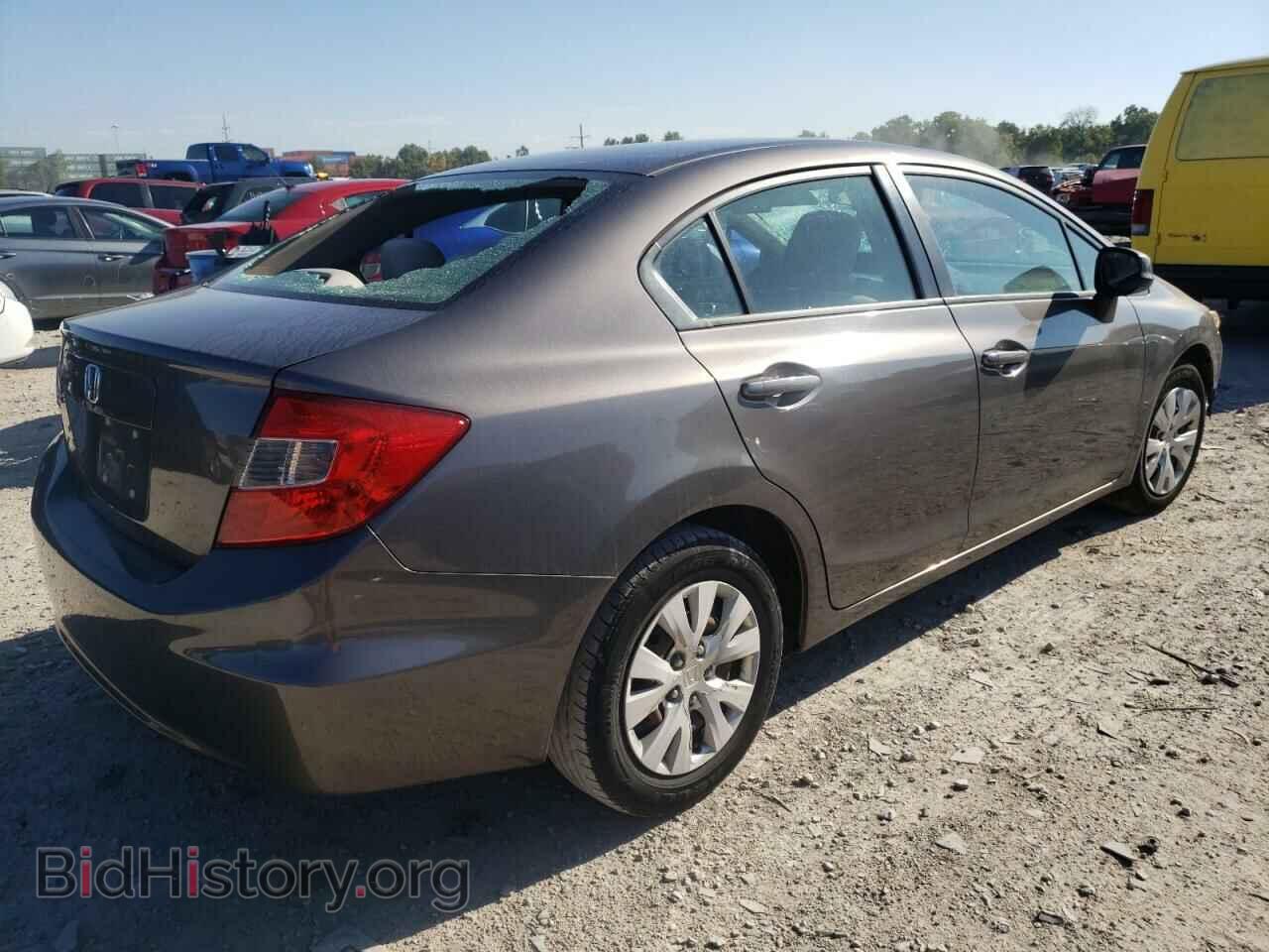 2012 HONDA CIVIC - VIN: 19XFB2F55CE100870 - Фото 4