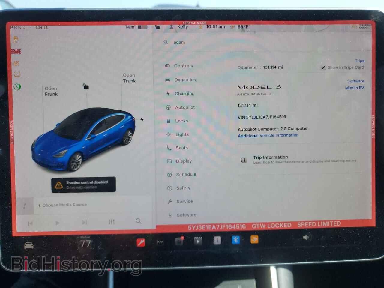 2018 TESLA MODEL 3 - VIN: 5YJ3E1EA7JF164516 - Фото 9