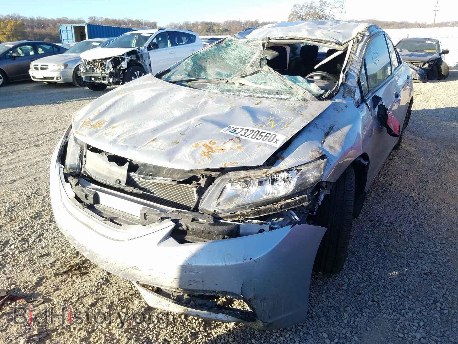 2015 HONDA CIVIC - VIN: 2HGFB2E54FH528814 - Фото 2