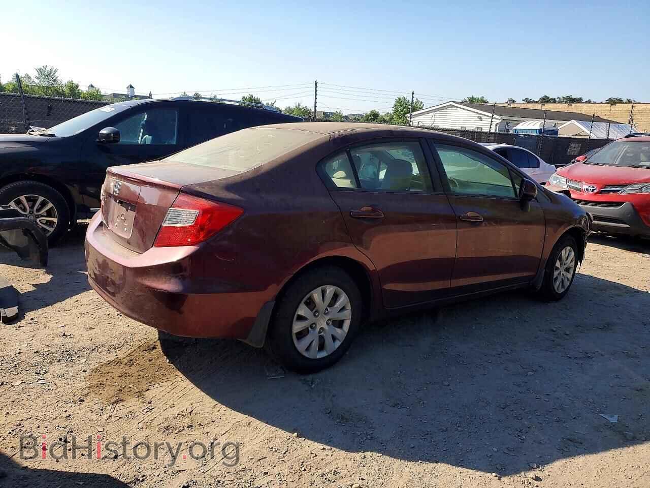 2012 HONDA CIVIC - VIN: 19XFB2F54CE061737 - Фото 3