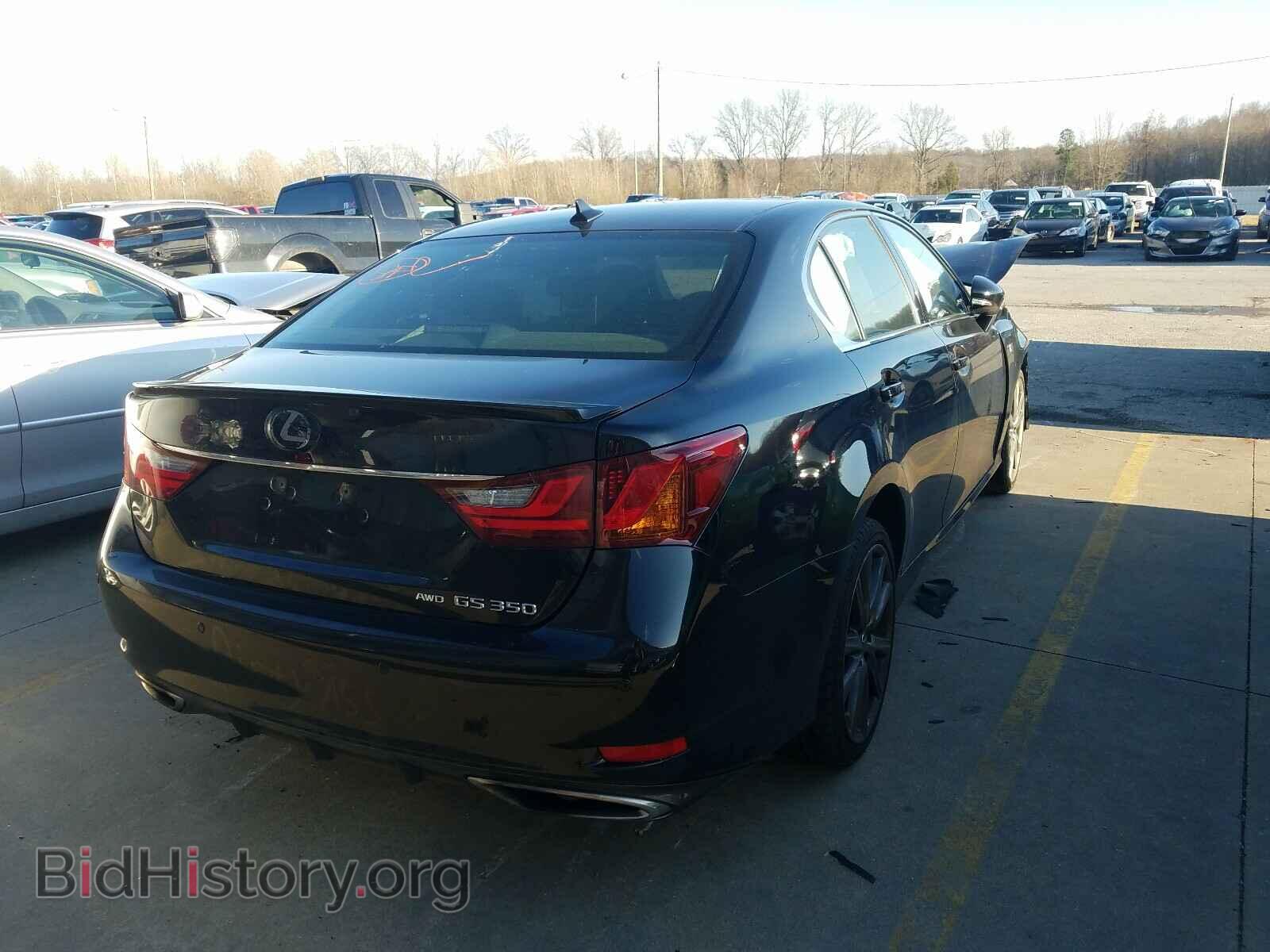 2013 LEXUS GS350 - VIN: JTHCE1BL8D5015445 - Фото 4