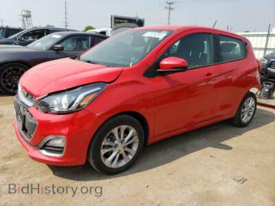 2021 Chevrolet SPARK Spark 1LT, red — VIN KL8CD6SA8MC711078, Copart