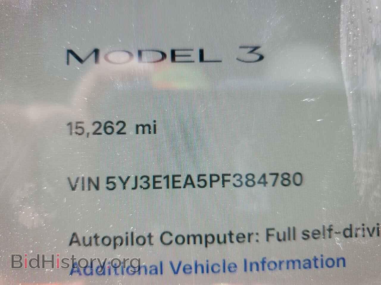 2023 TESLA MODEL 3 - VIN: 5YJ3E1EA5PF384780 - Фото 9