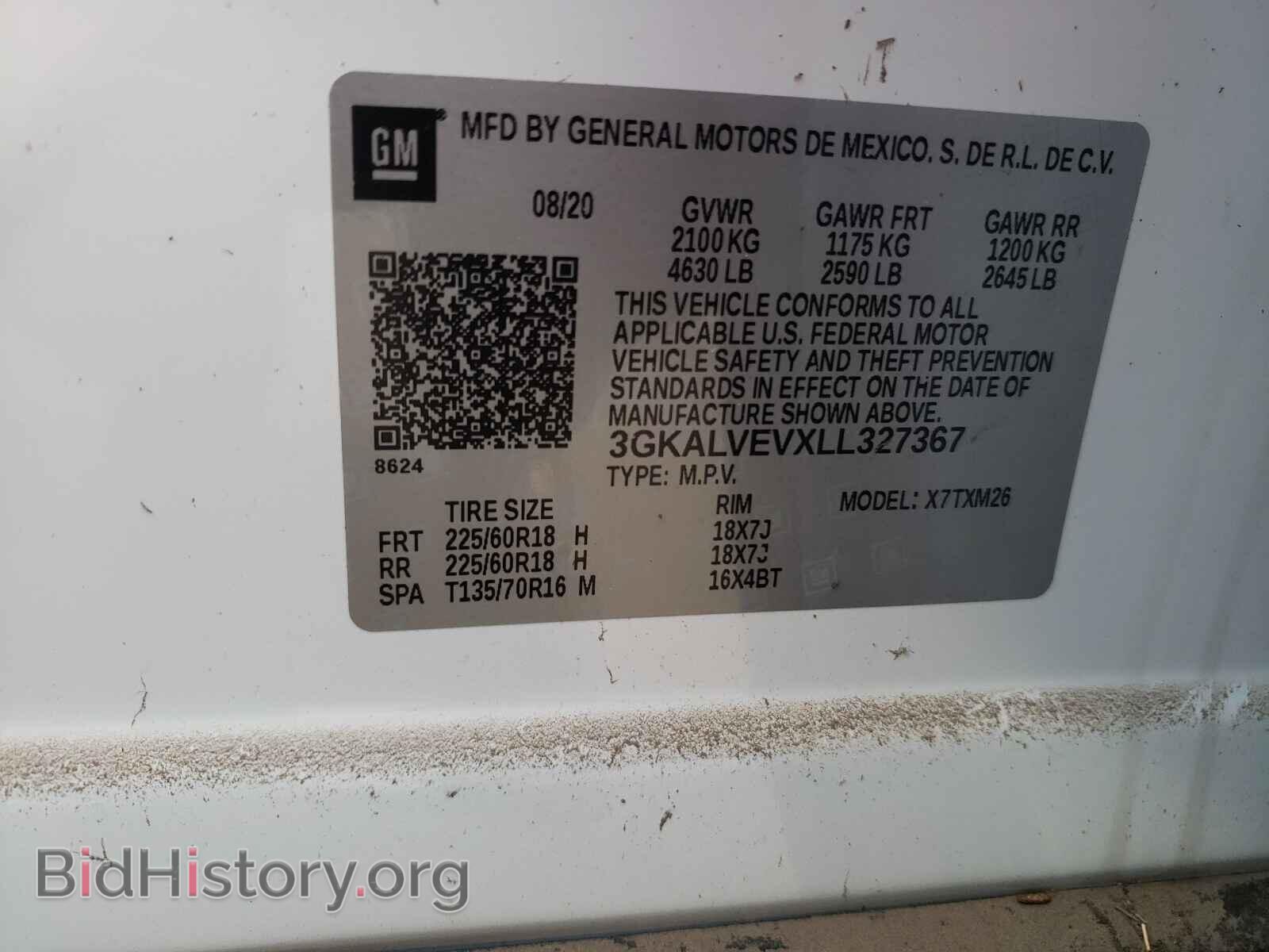 2020 GMC TERRAIN - VIN: 3GKALVEVXLL327367 - Фото 10