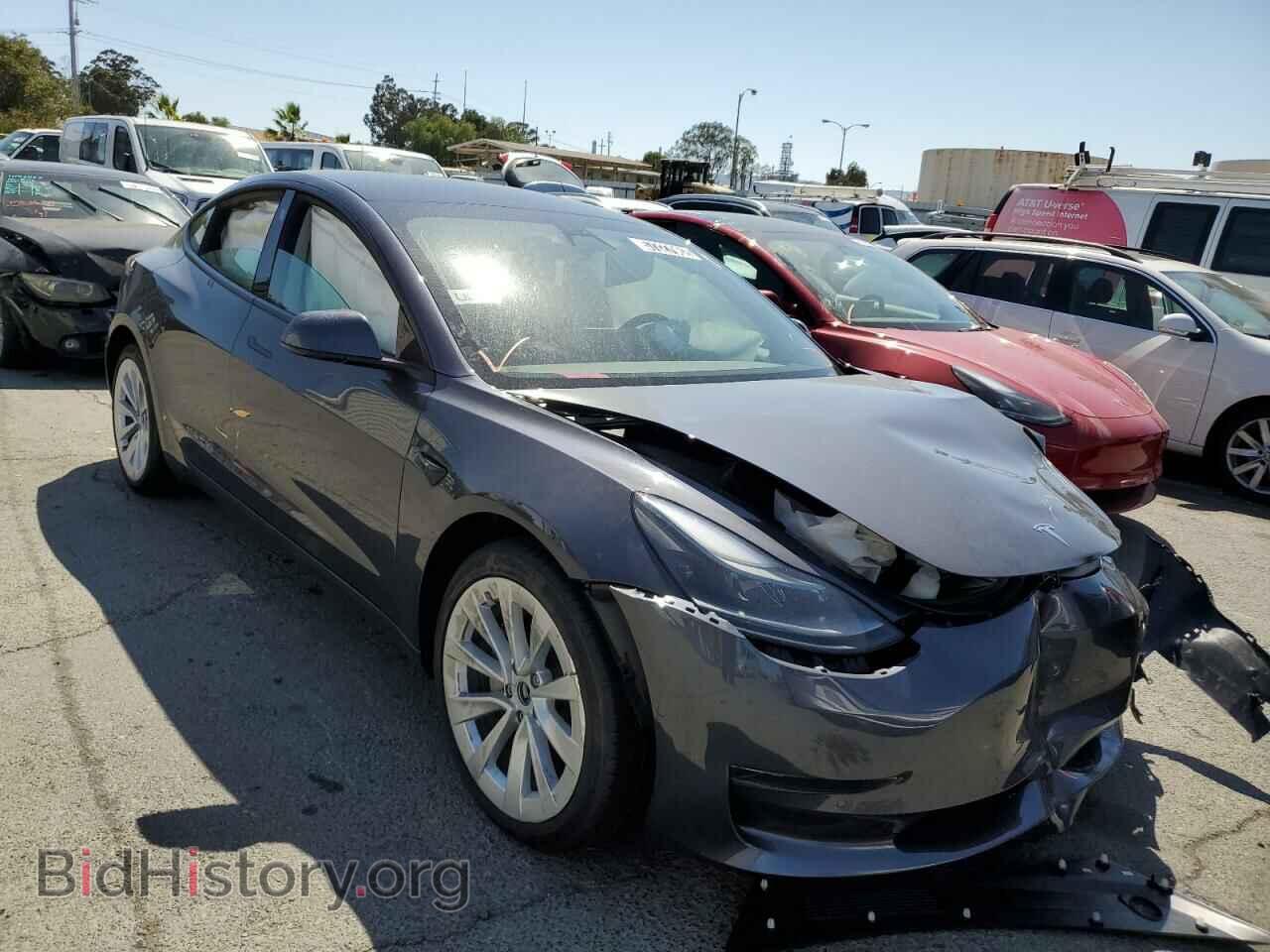 Photo 5YJ3E1EA3NF144348 - TESLA MODEL 3 2022