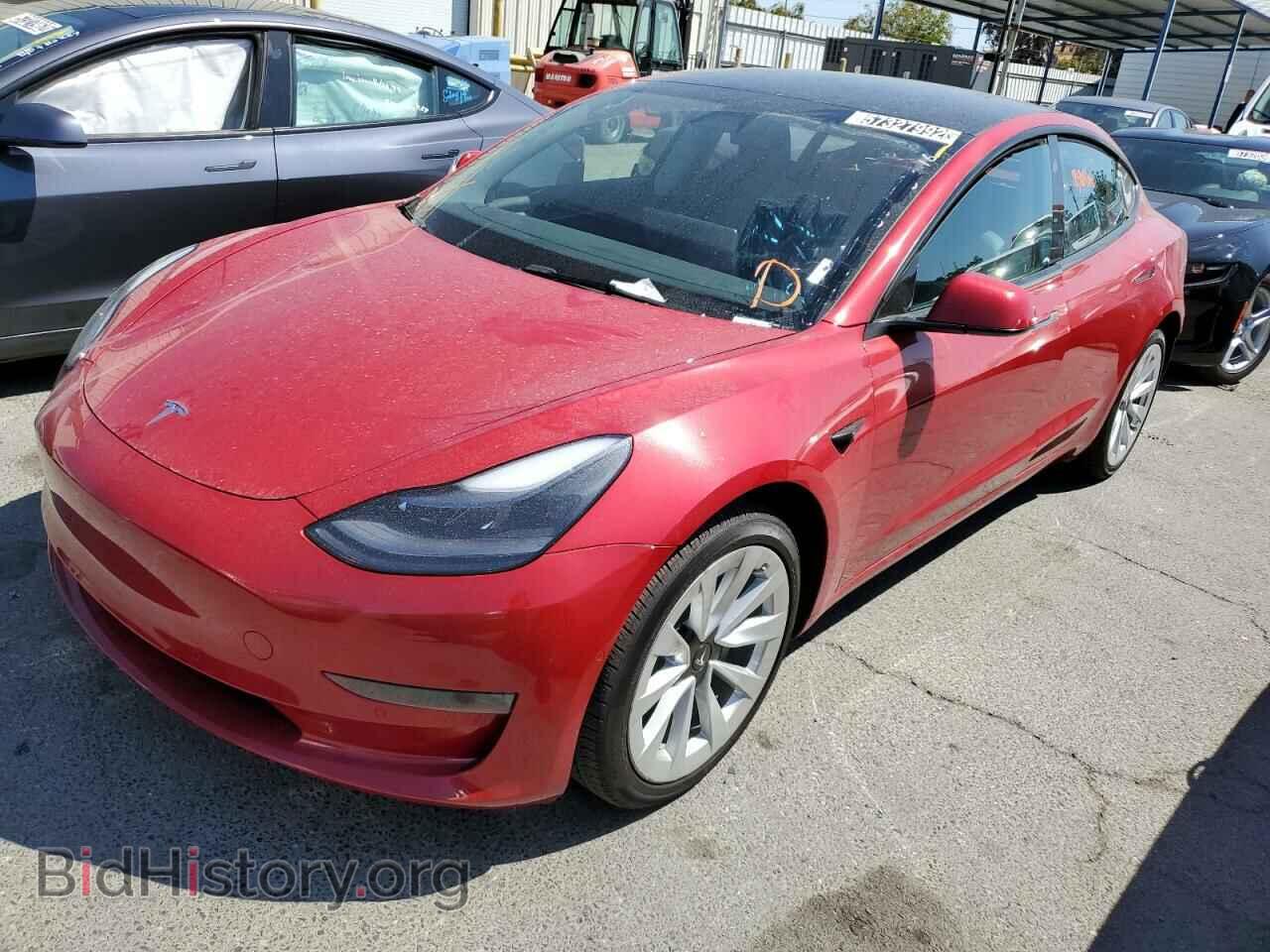 2022 TESLA MODEL 3 - VIN: 5YJ3E1EA1NF144140 - Фото 2