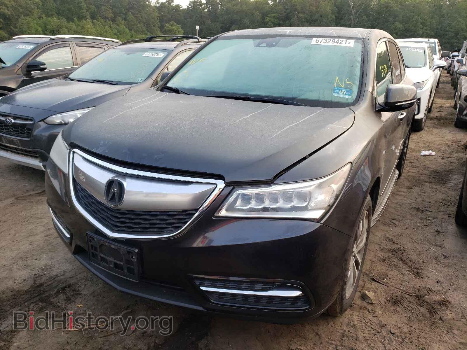 2015 ACURA MDX - VIN: 5FRYD4H49FB001842 - Фото 2