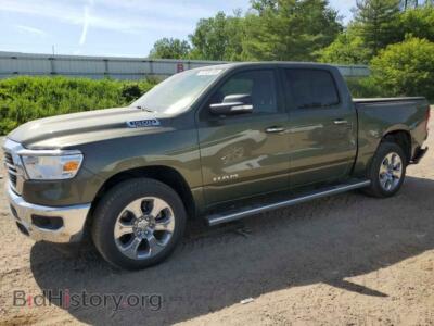2020 RAM 1500 Big Horn/Lone Star, green — VIN 1C6SRFFT1LN284028, Copart