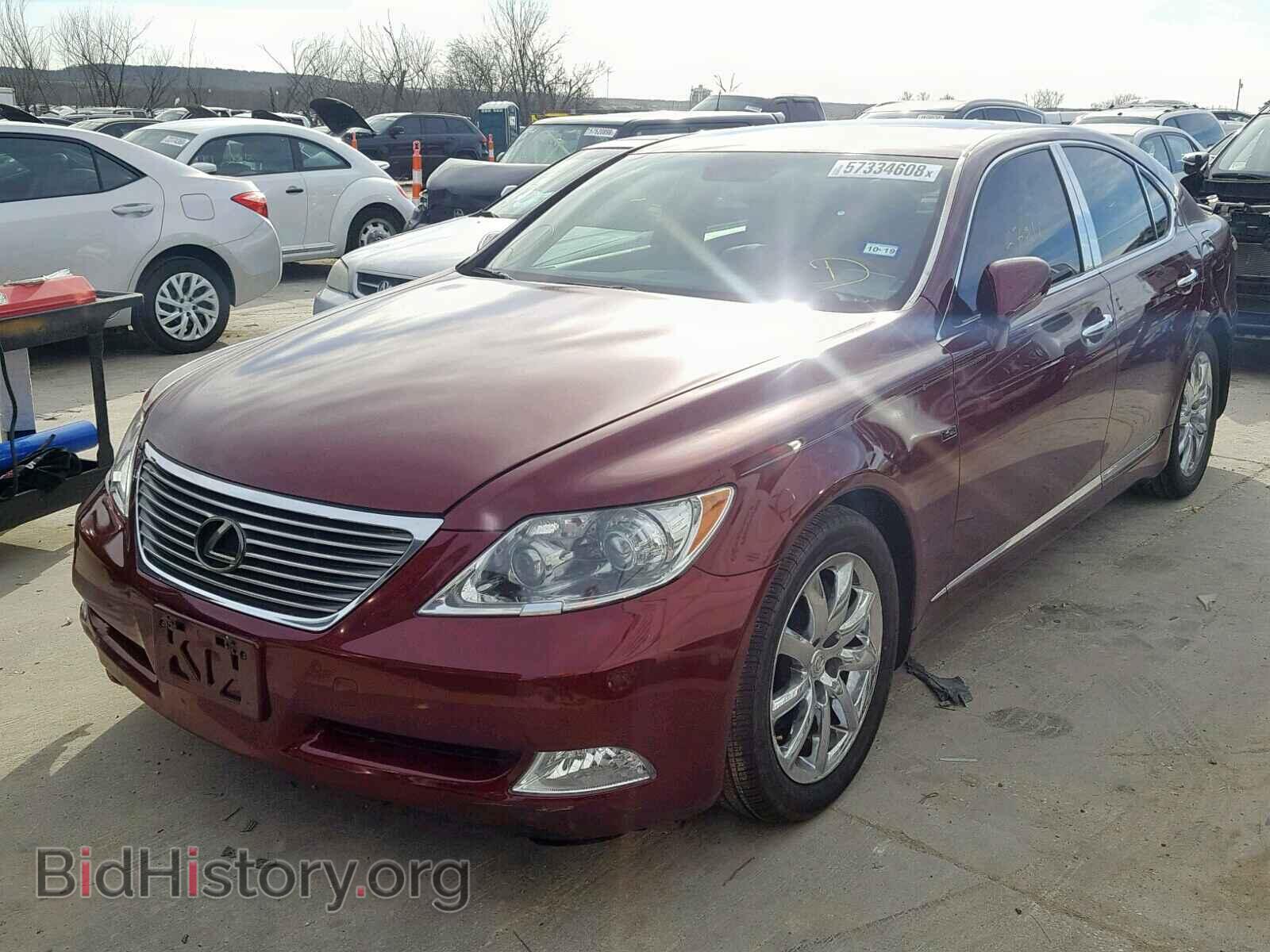 2008 LEXUS LS460 - VIN: JTHBL46F785081076 - Фото 2