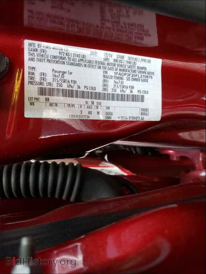 2015 FORD FOCUS - VIN: 1FADP3F20FL210876 - Фото 10