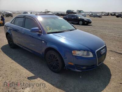 2006 Audi A4 A4 2 Turbo, синий — VIN WAUAF78E76A093207, Copart