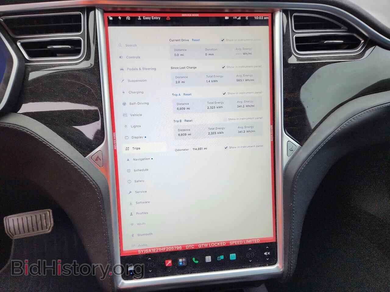 2017 TESLA MODEL S - VIN: 5YJSA1E21HF205796 - Photo 9