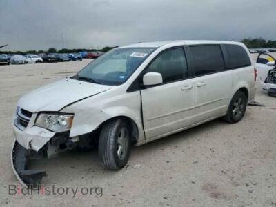 2013 Dodge CARAVAN SXT, белый — VIN 2C4RDGCG7DR520558, Copart