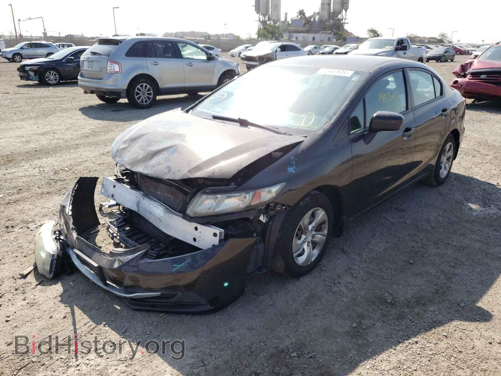 2014 HONDA CIVIC - VIN: 2HGFB2F59EH517708 - Фото 2
