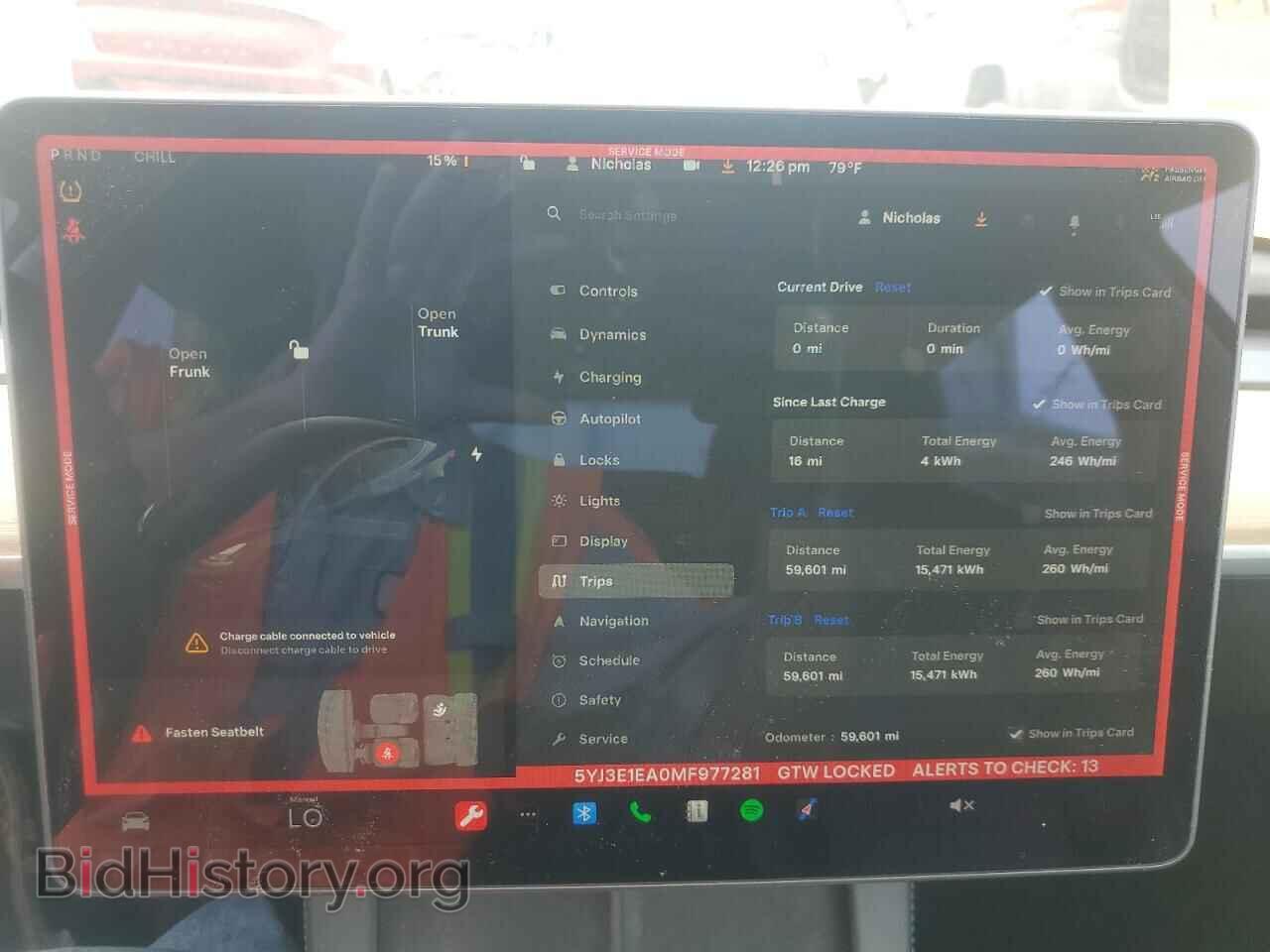2021 TESLA MODEL 3 - VIN: 5YJ3E1EA0MF977281 - Фото 9