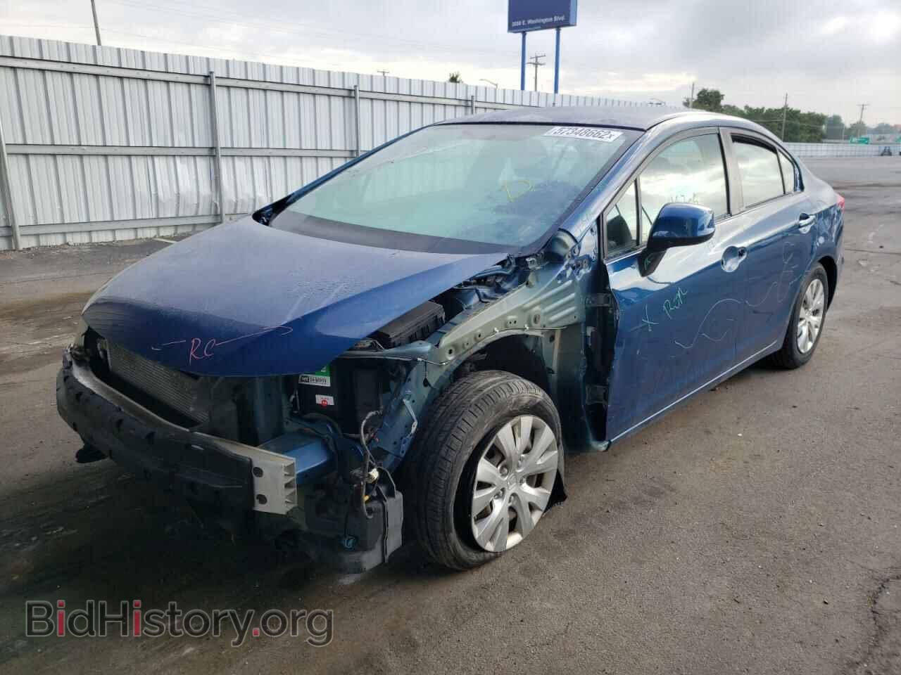 2012 HONDA CIVIC - VIN: 19XFB2F59CE367347 - Фото 2