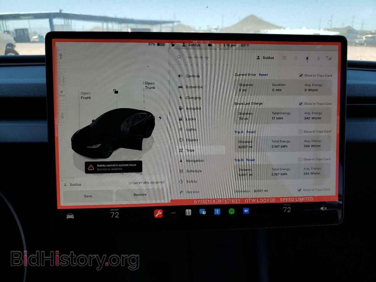 2024 TESLA MODEL 3 - VIN: 5YJ3E1EA7RF871823 - Photo 9