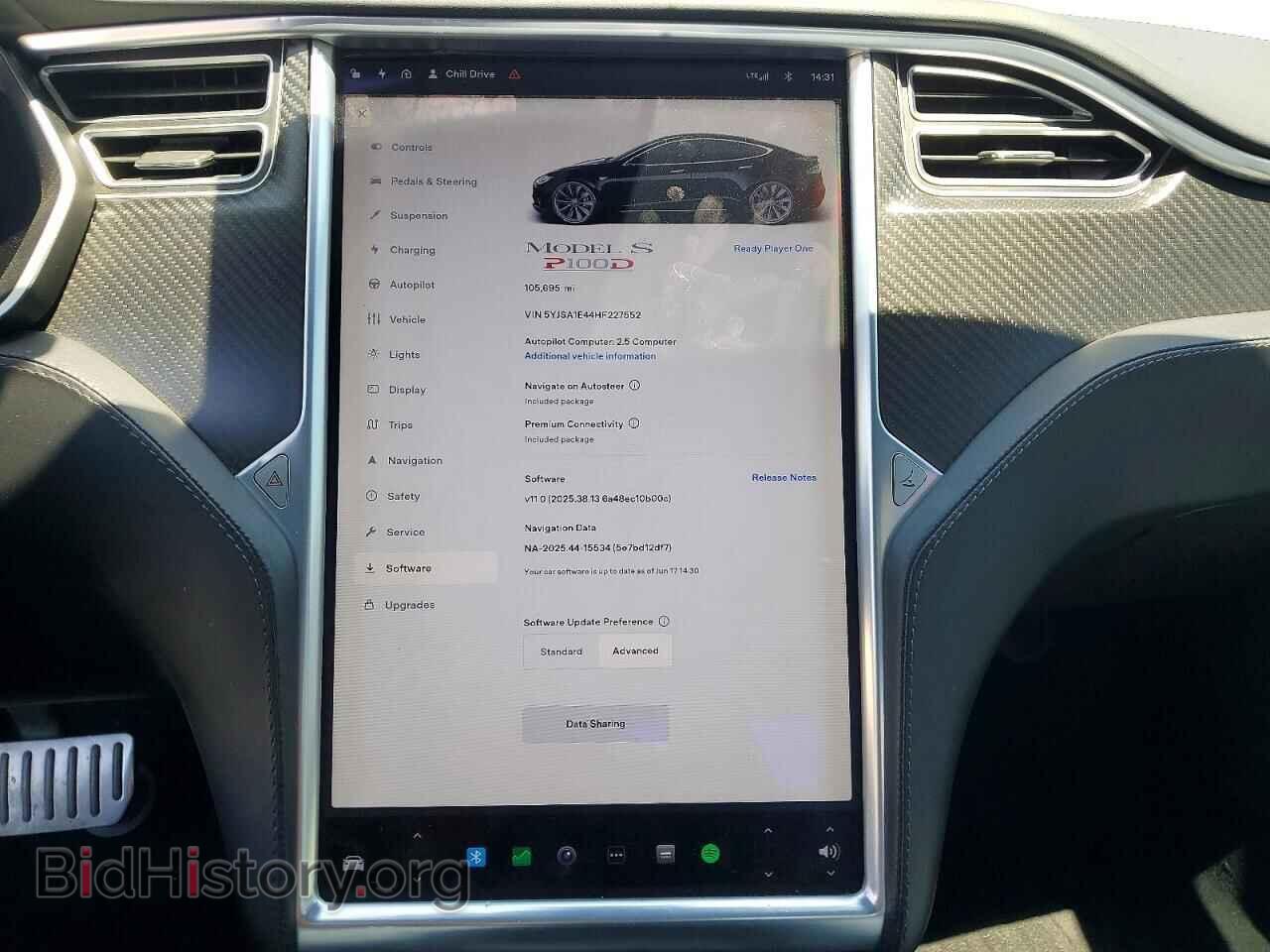 2017 TESLA MODEL S - VIN: 5YJSA1E44HF227552 - Photo 9