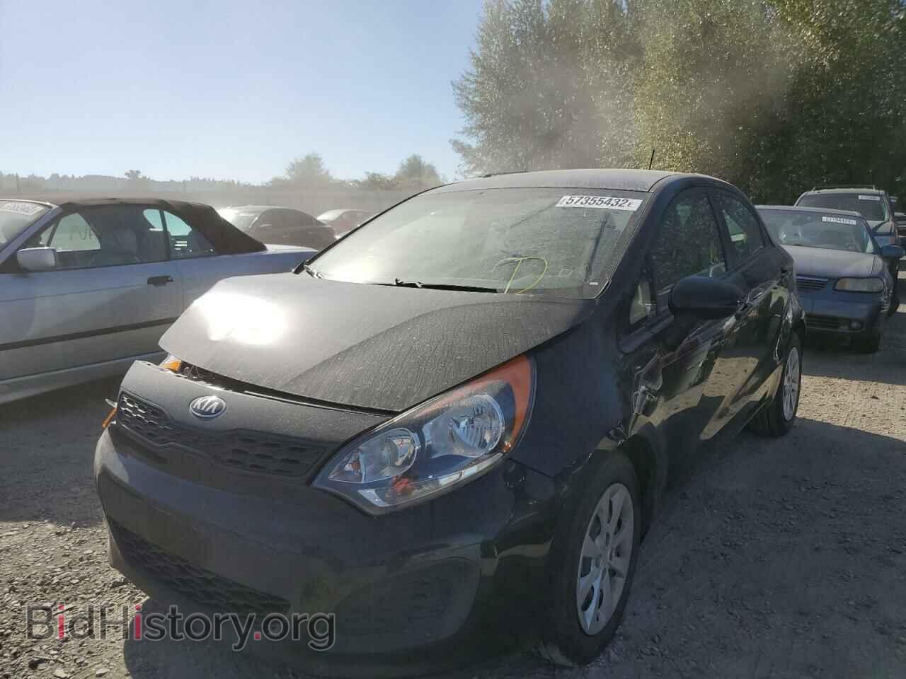 2013 KIA RIO - VIN: KNADM5A35D6300998 - Фото 2