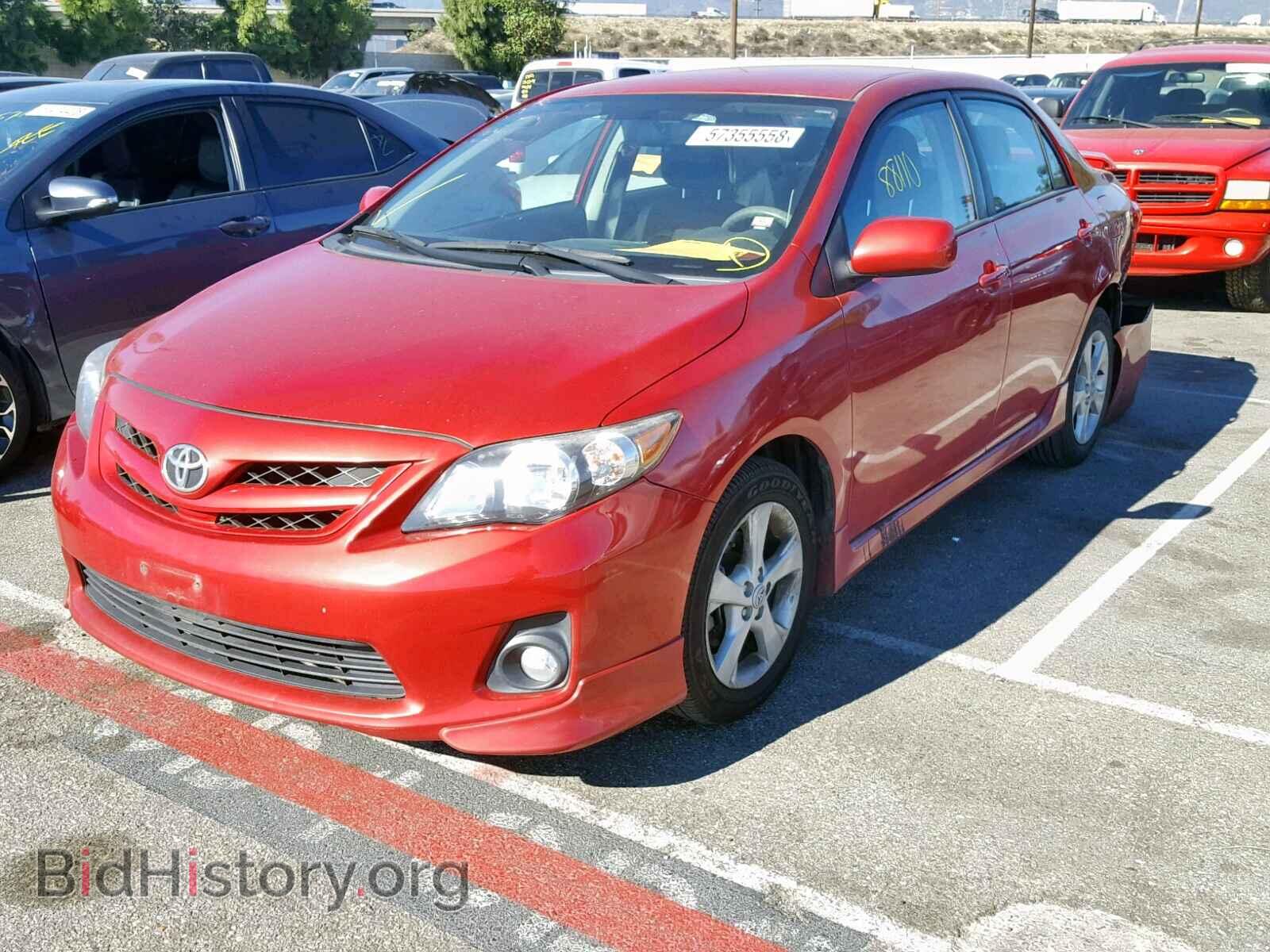 2011 TOYOTA COROLLA BA - VIN: 2T1BU4EE7BC731946 - Фото 2