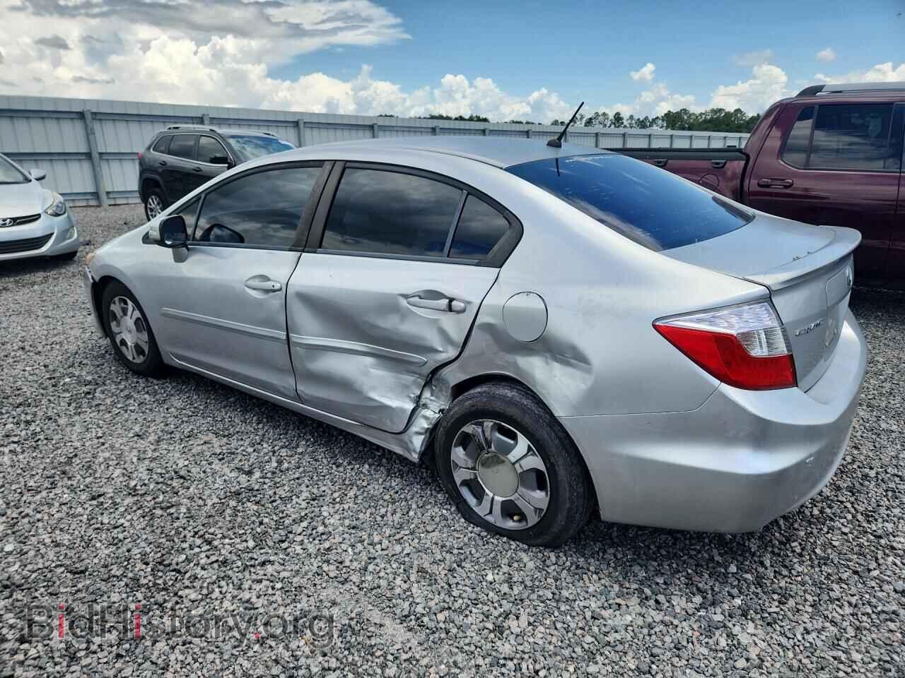 2012 HONDA CIVIC - VIN: JHMFB4F21CS008751 - Фото 2