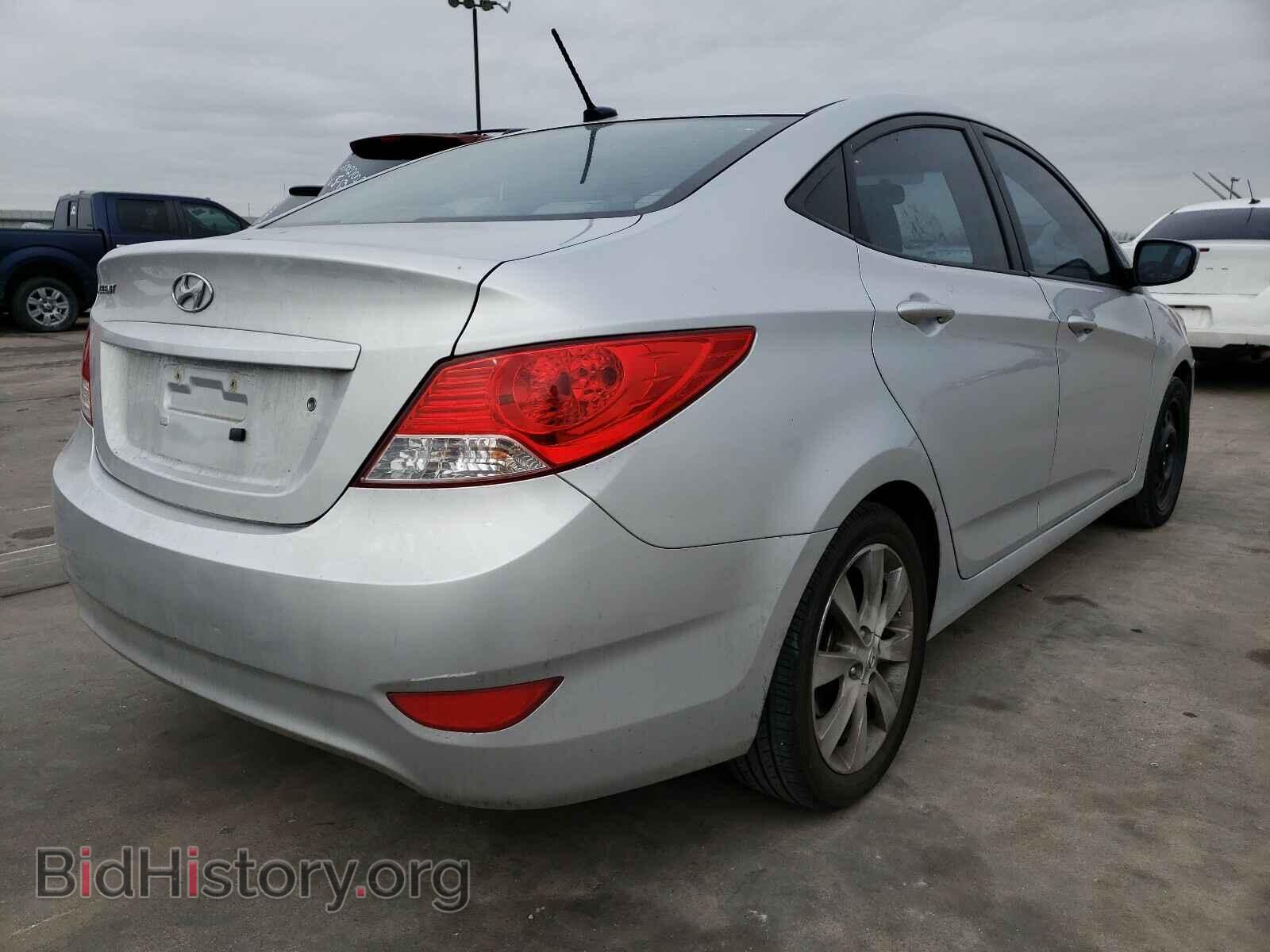 2012 HYUNDAI ACCENT - VIN: KMHCU4AE8CU087044 - Фото 4