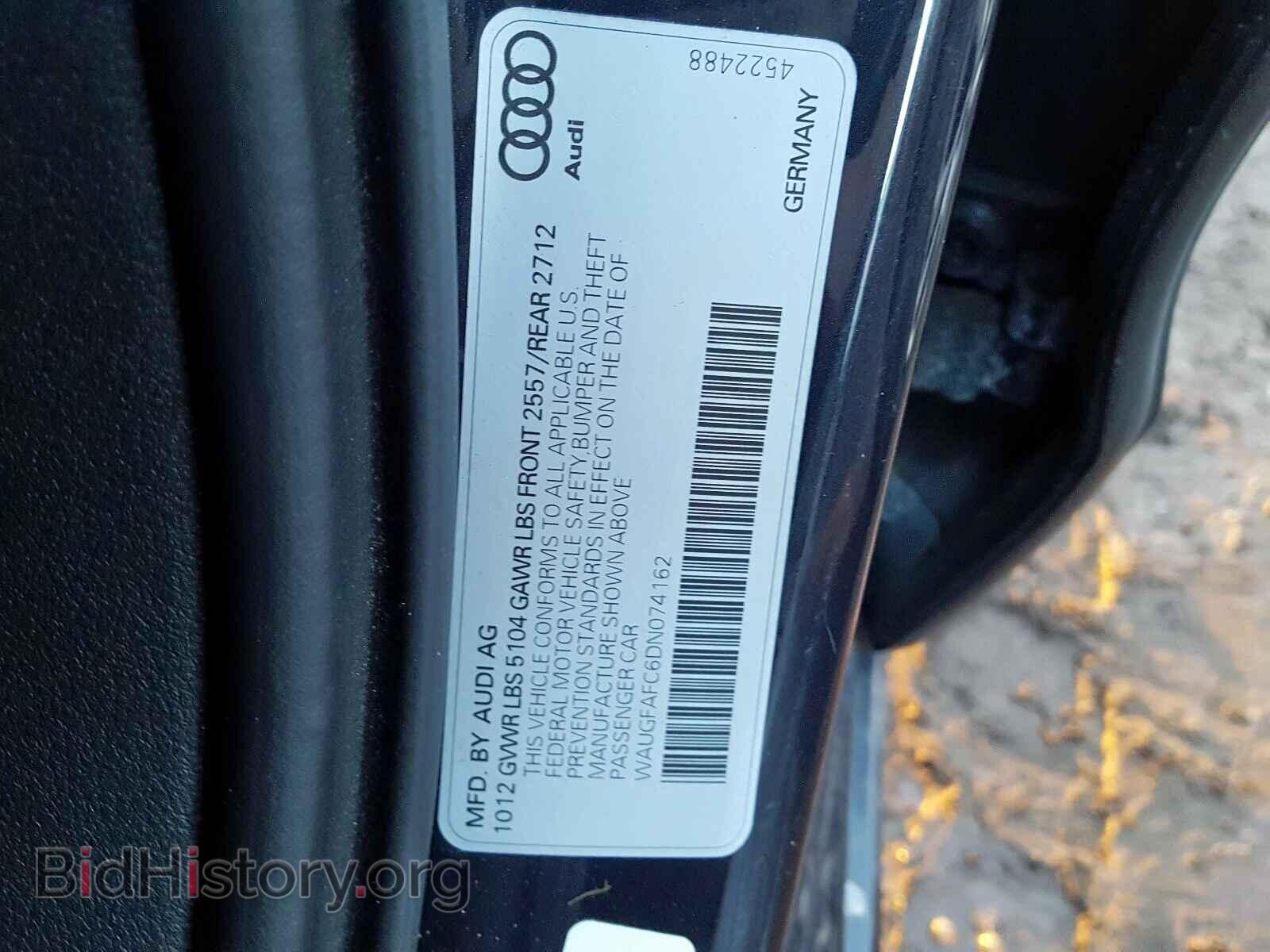 2013 AUDI A6 - VIN: WAUGFAFC6DN074162 - Photo 10