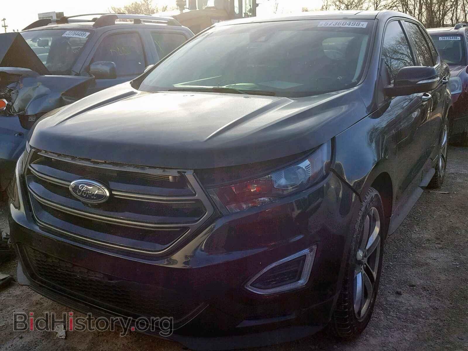 2015 FORD EDGE - VIN: 2FMPK4AP9FBB12455 - Фото 2