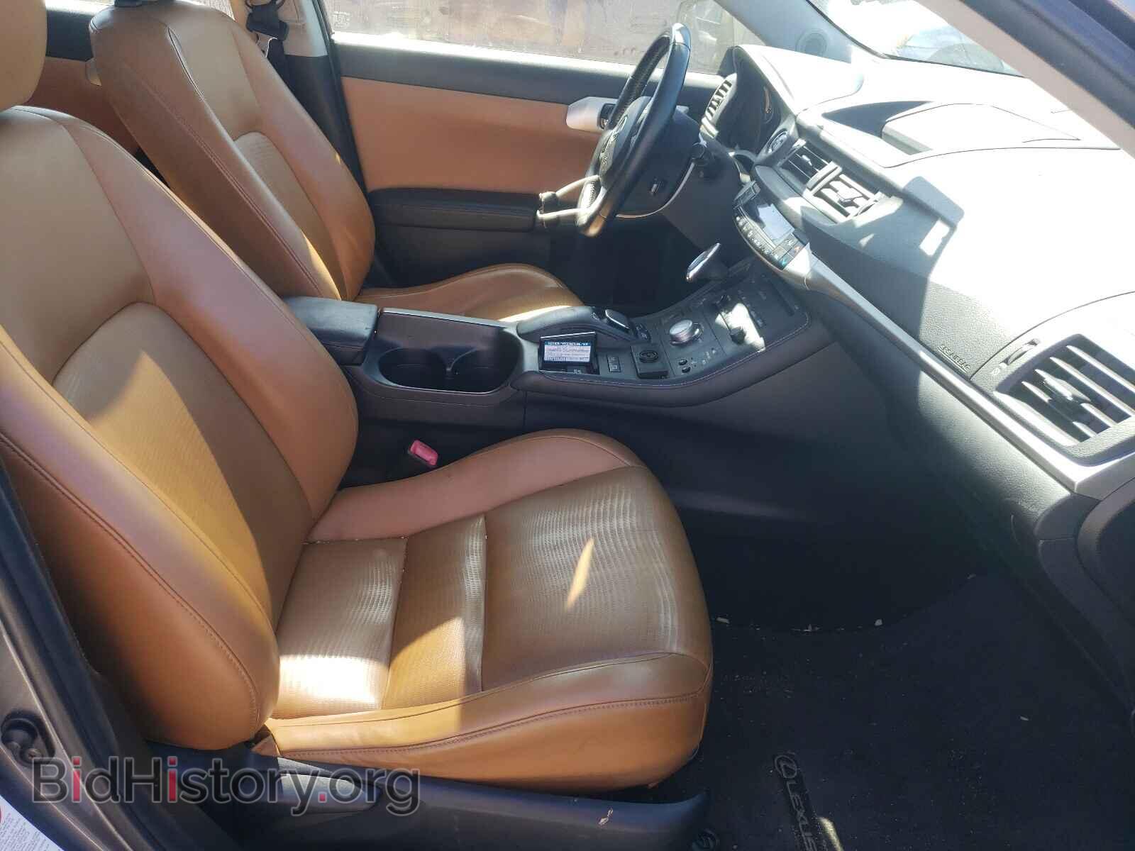 2012 LEXUS CT 200 - VIN: JTHKD5BH1C2101598 - Фото 5