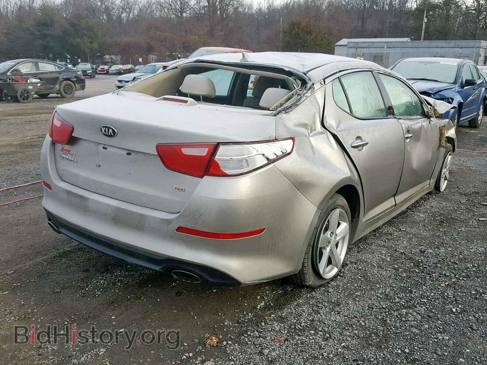 2015 KIA OPTIMA - VIN: KNAGM4A78F5544504 - Photo 4